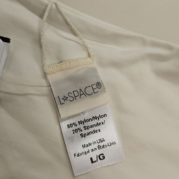 L Space Yellow White Bikini NWT - Picture 5 of 8